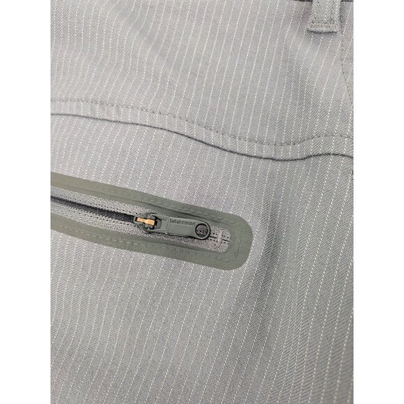 Lululemon Commute Trouser Pants Men Size 36 X 32 Pinstriped Vented Golf Office - Picture 13 of 14